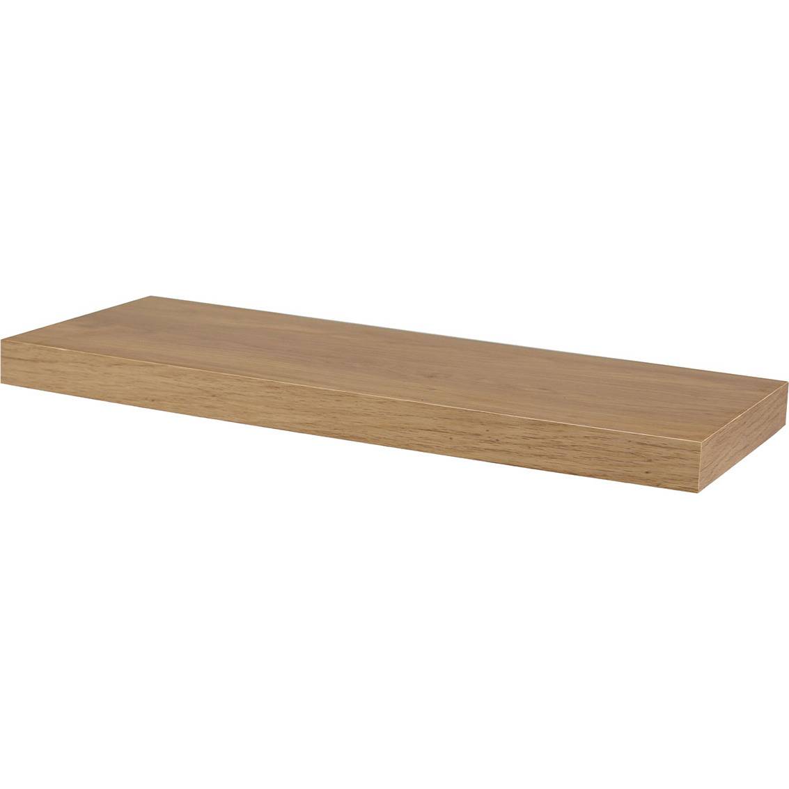 Nástěnná polička 60 cm, barva dub. Baleno v ochranné fólii 1ks/ctn. P-001 DUB Art