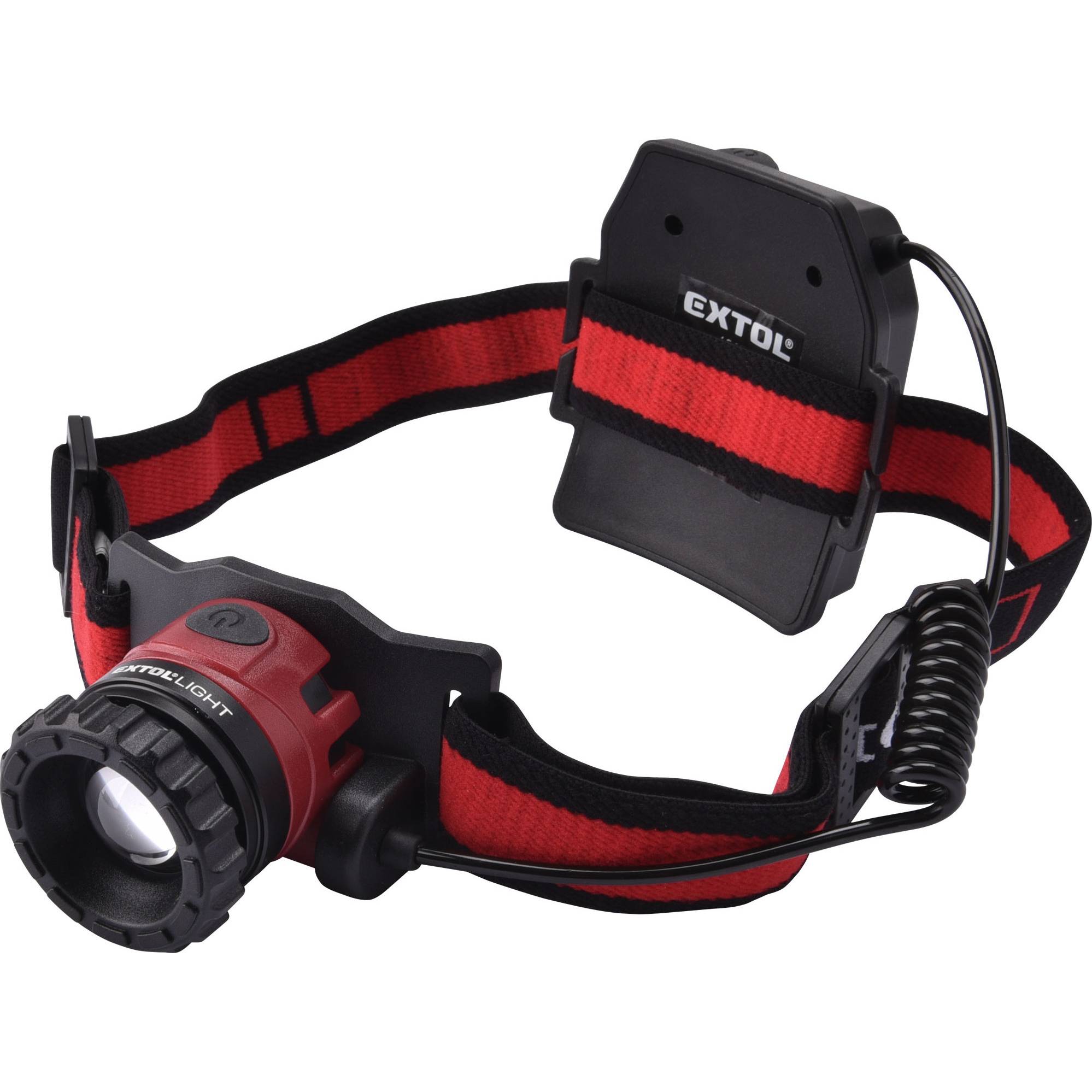 čelovka 450lm CREE XPL, nabíjecí, USB, 10W CREE XPL, funkce ZOOM 43190 EXTOL LIGHT