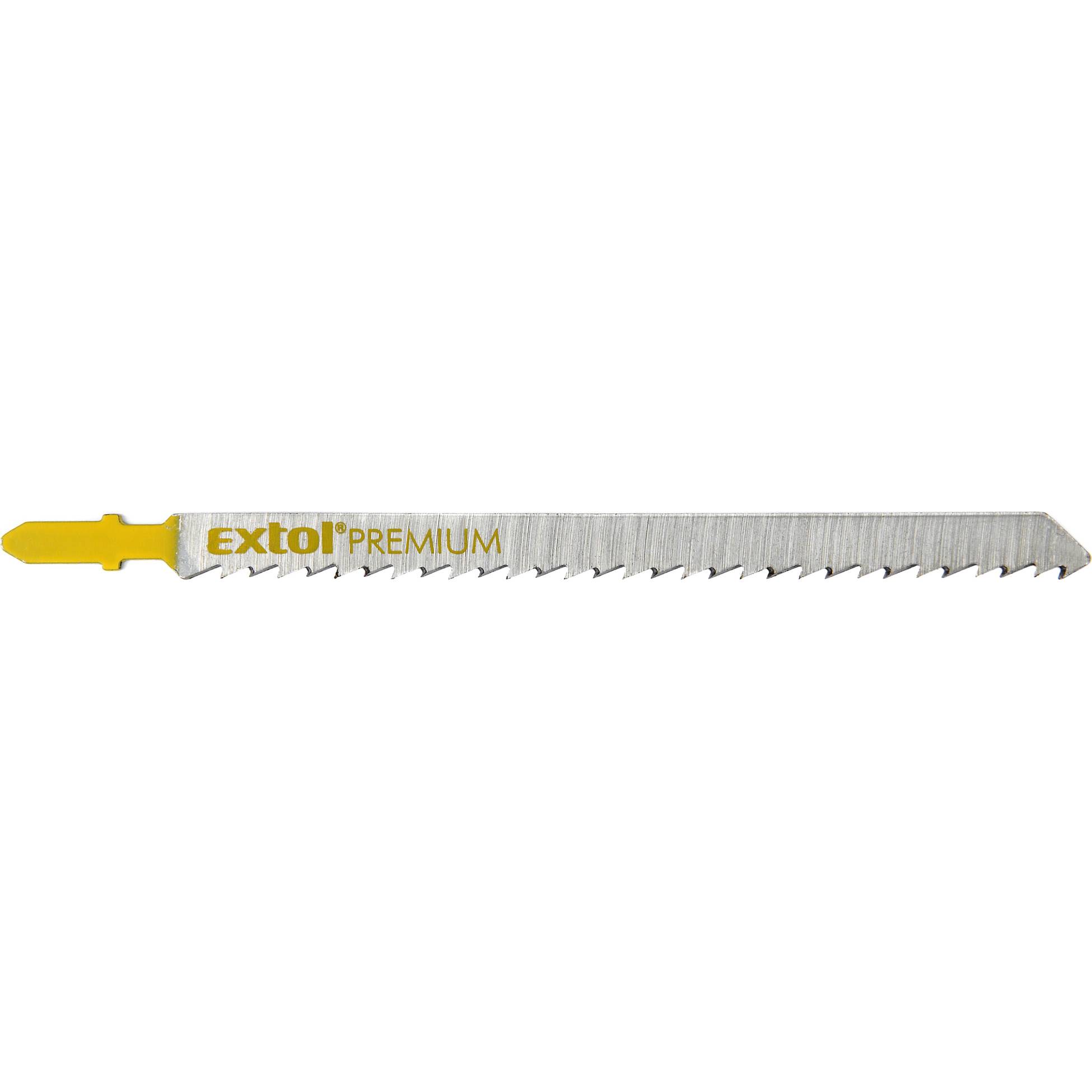 plátky do přímočaré pily 5ks, 126x4,0mm, HCS 8805012 EXTOL PREMIUM
