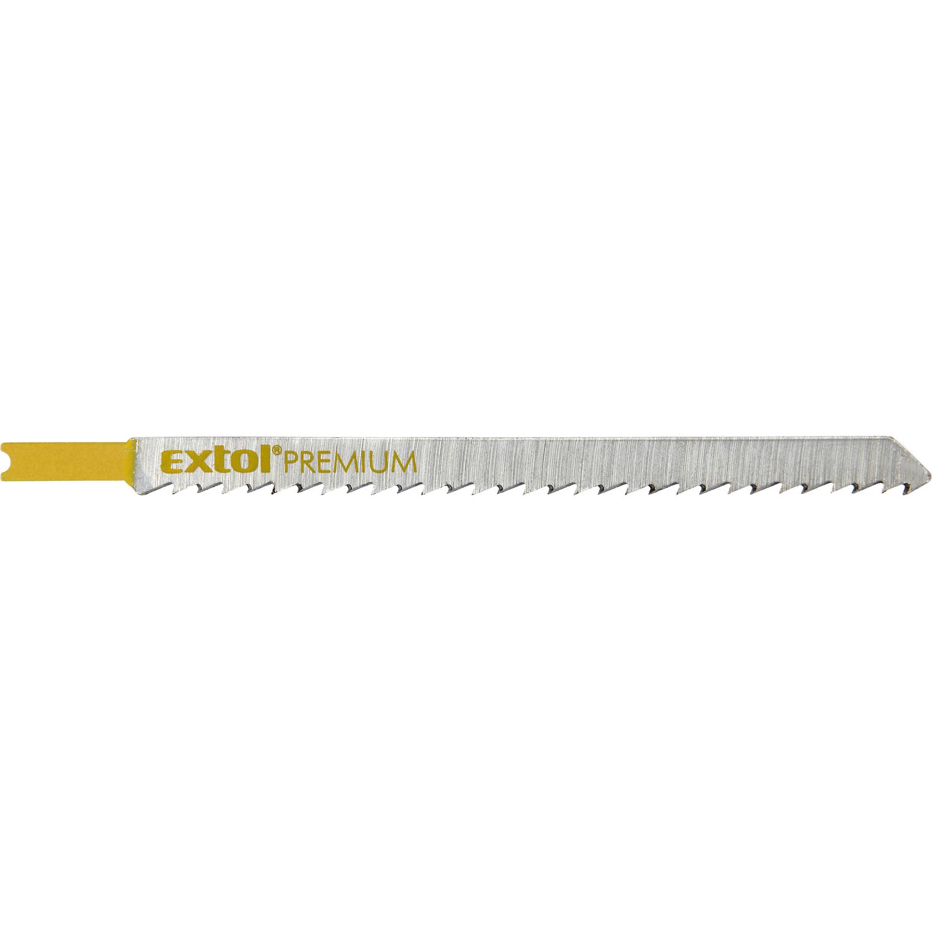plátky do přímočaré pily 5ks, 126x4,0mm, HCS 8805512 EXTOL PREMIUM