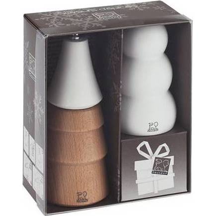 SNÖ set mlýnek na pepř a sůl 14cm/9 cm přírodní+bílý 29449 Peugeot
