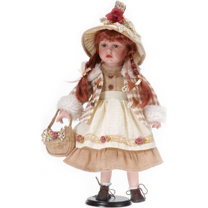 Panenka porcelánová zrzka 42cm - IntArt