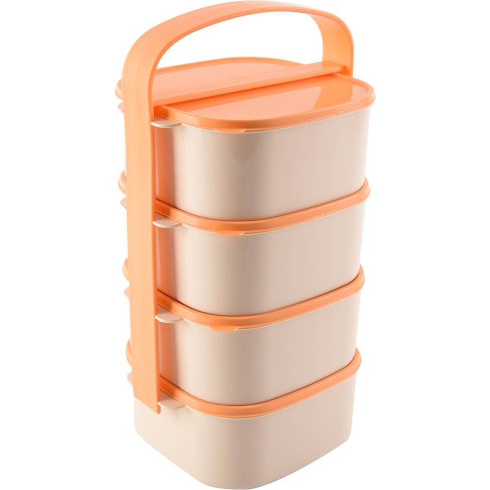 Fotografie Orion Plastový jídlonosič Almi 4 x 1,15 l