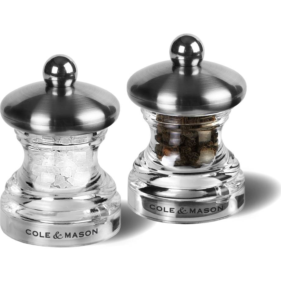 Cole & Mason BUTTON dárková sada, mlýnek na pepř a sůl, 65mm H302418 DKB Household UK Limited