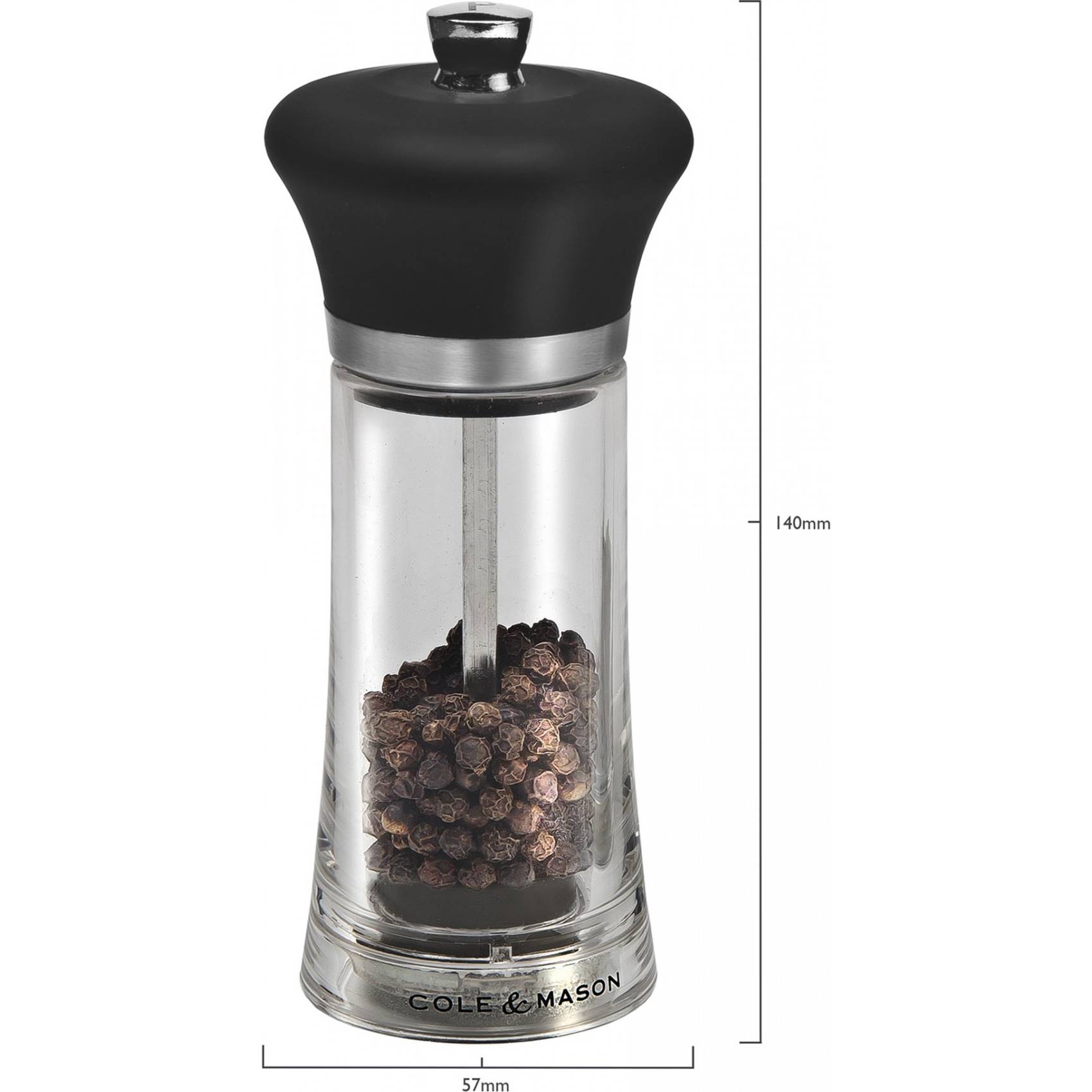 Cole & Mason HUNTINGDON mlýnek na pepř, 140mm H307291P DKB Household UK Limited