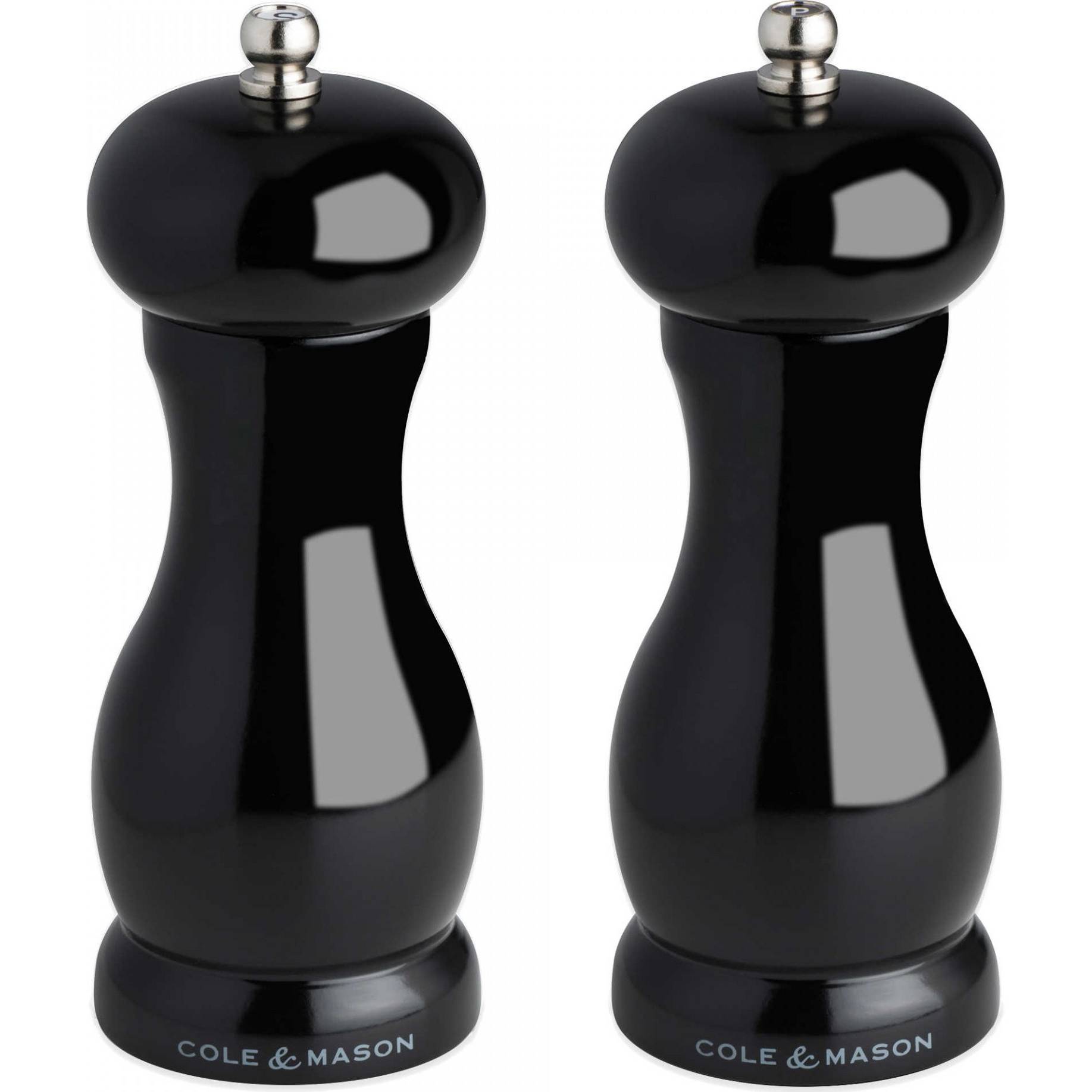 Cole & Mason BLACK OXFORD, sada černý mlýnek na pepř a sůl, 155 mm HT06880 DKB Household UK Limited
