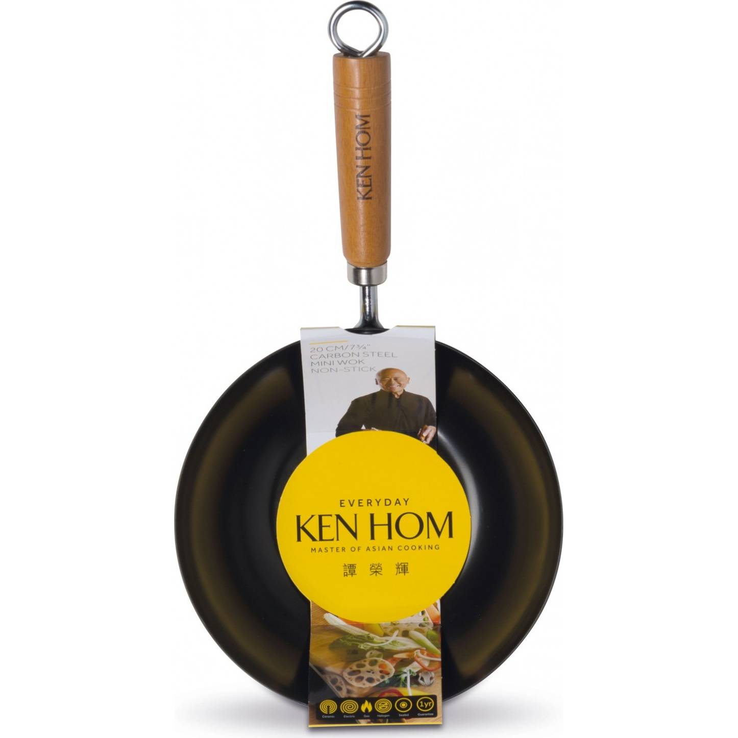Ken Hom mini wok pánev, 20 cm, řada Everyday KH120001 DKB Household UK Limited