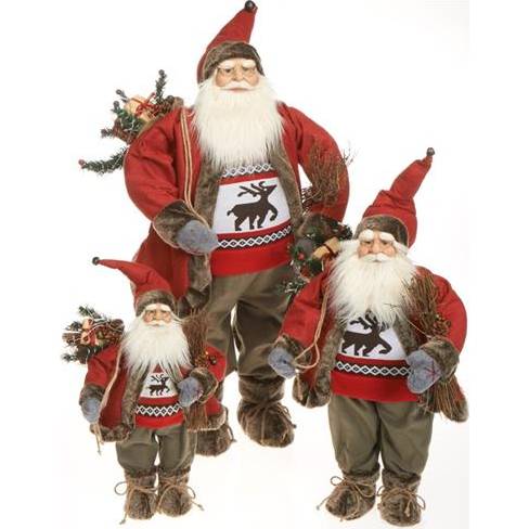 Santa Claus svítící 65cm 1ks - IntArt