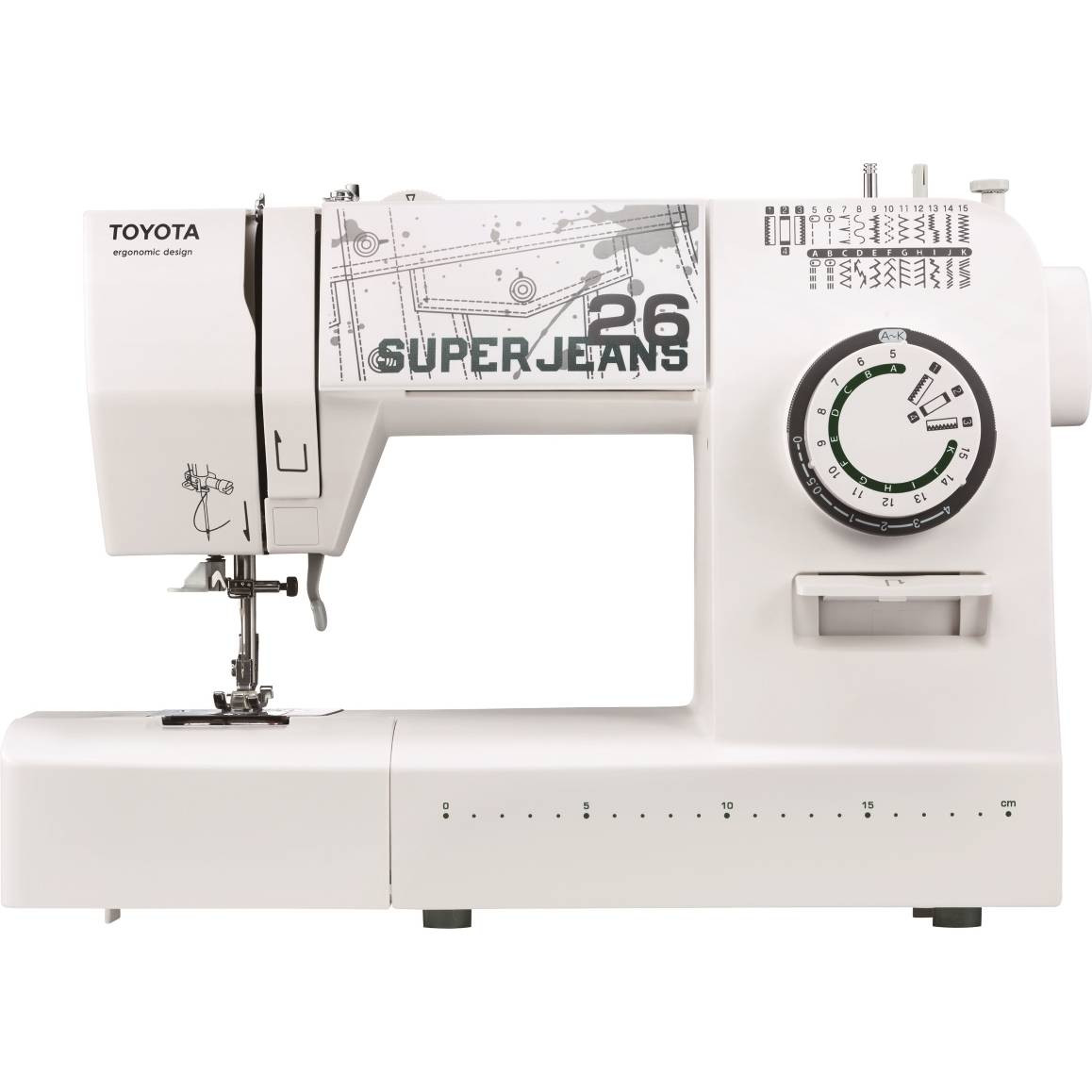 Šicí stroj Super J26 - White J26W TOYOTA