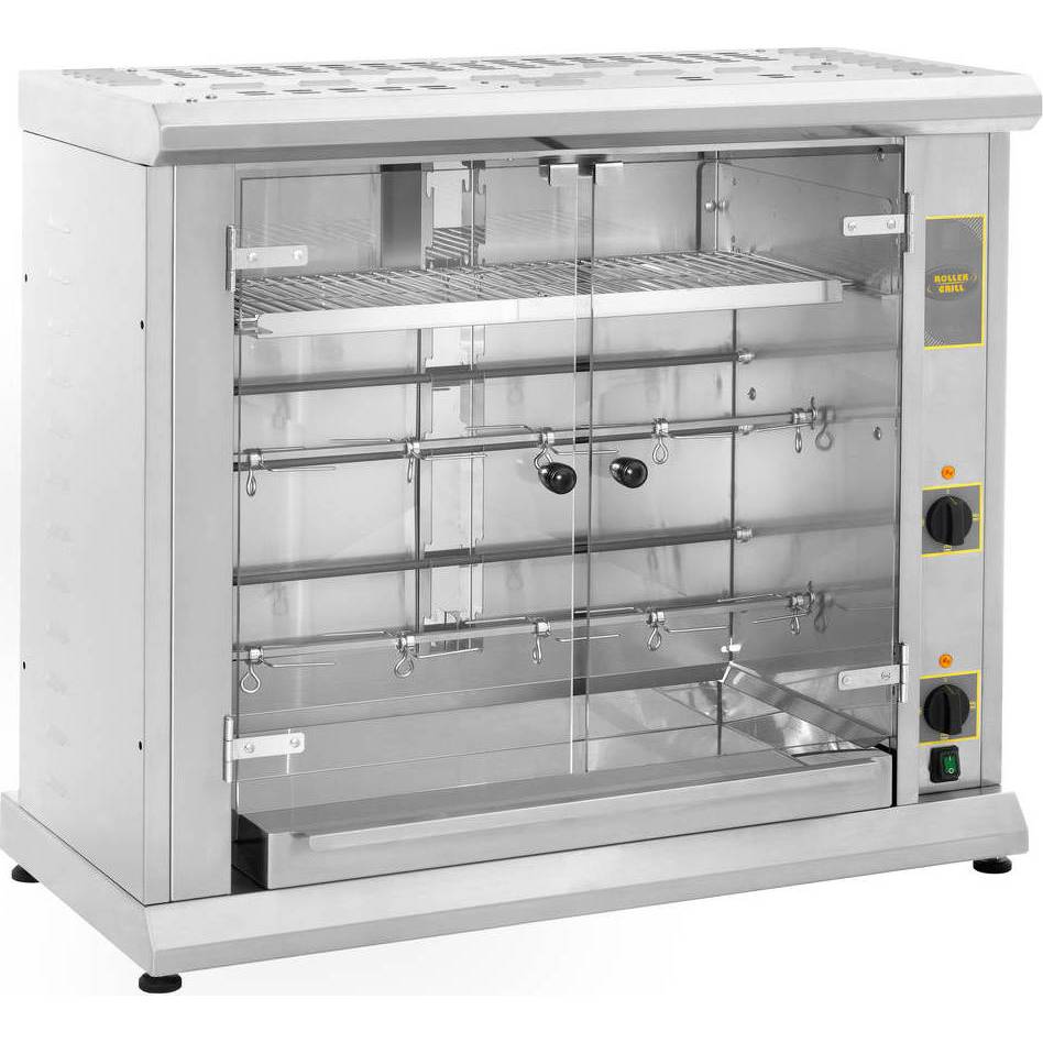 GRIL NA KUŘATA RBE 80 Q - ELEKTRICKÝ RBE 80 ROLLER GRILL International