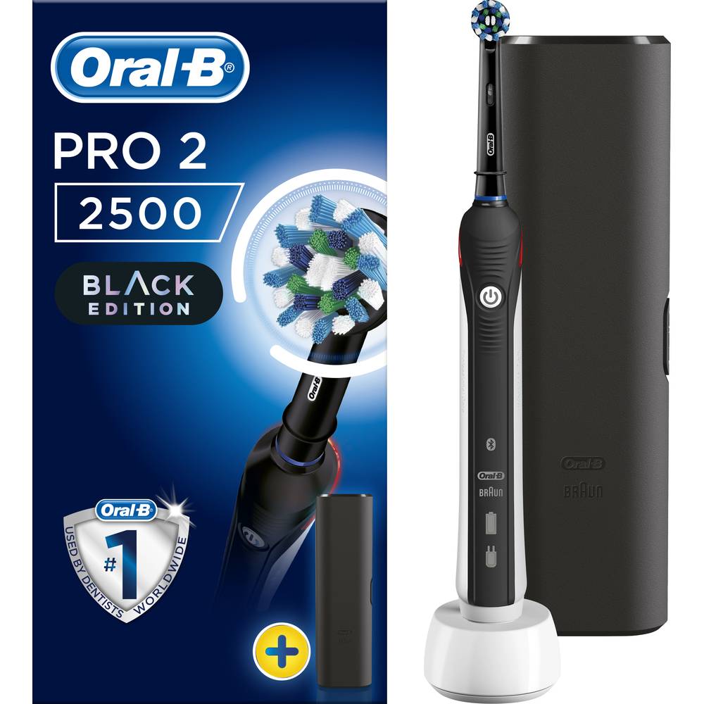 Fotografie PRO2500 CA BLACK ZUBNÍ KARTÁČEK 41007199 ORAL B