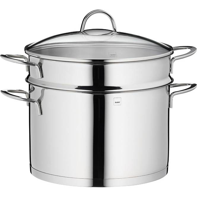 KELA Hrnec na těstoviny nerez se skleněnou poklicí CAILIN pr. 24cm KL-10991 Obrázek
