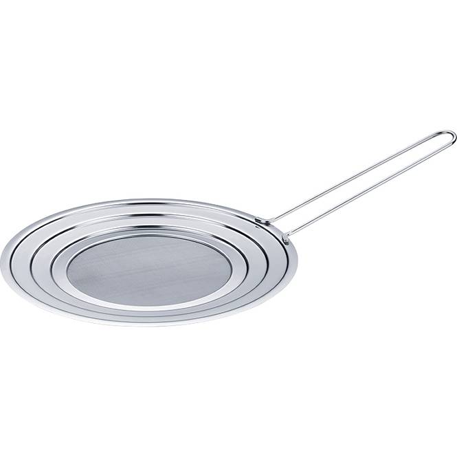 Fotografie Poklice ELVIRA ochrana proti prskání oleje 30cm x v1,5cm, vč.rukojeti 52cm - Kela