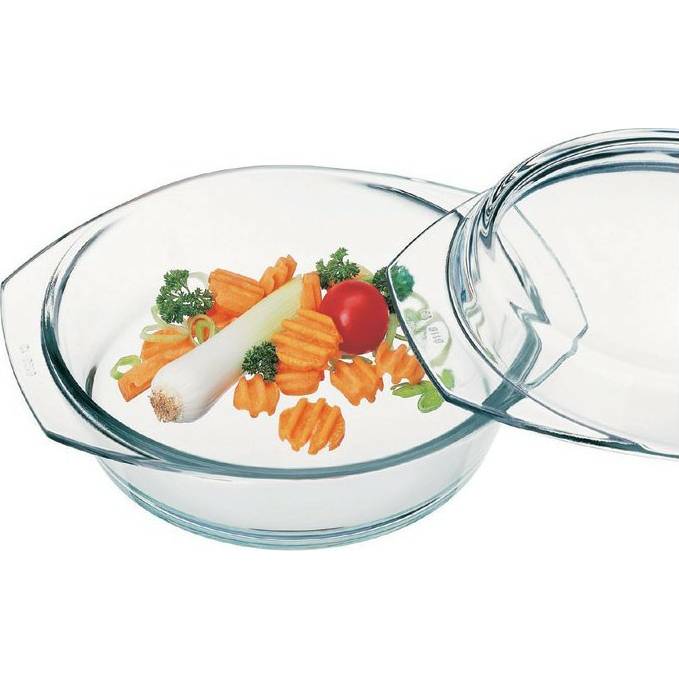 Fotografie Kulatý skleněný pekáč 2l - Simax