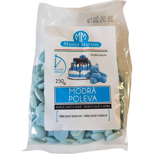 Modrá poleva 250g - Master Martini