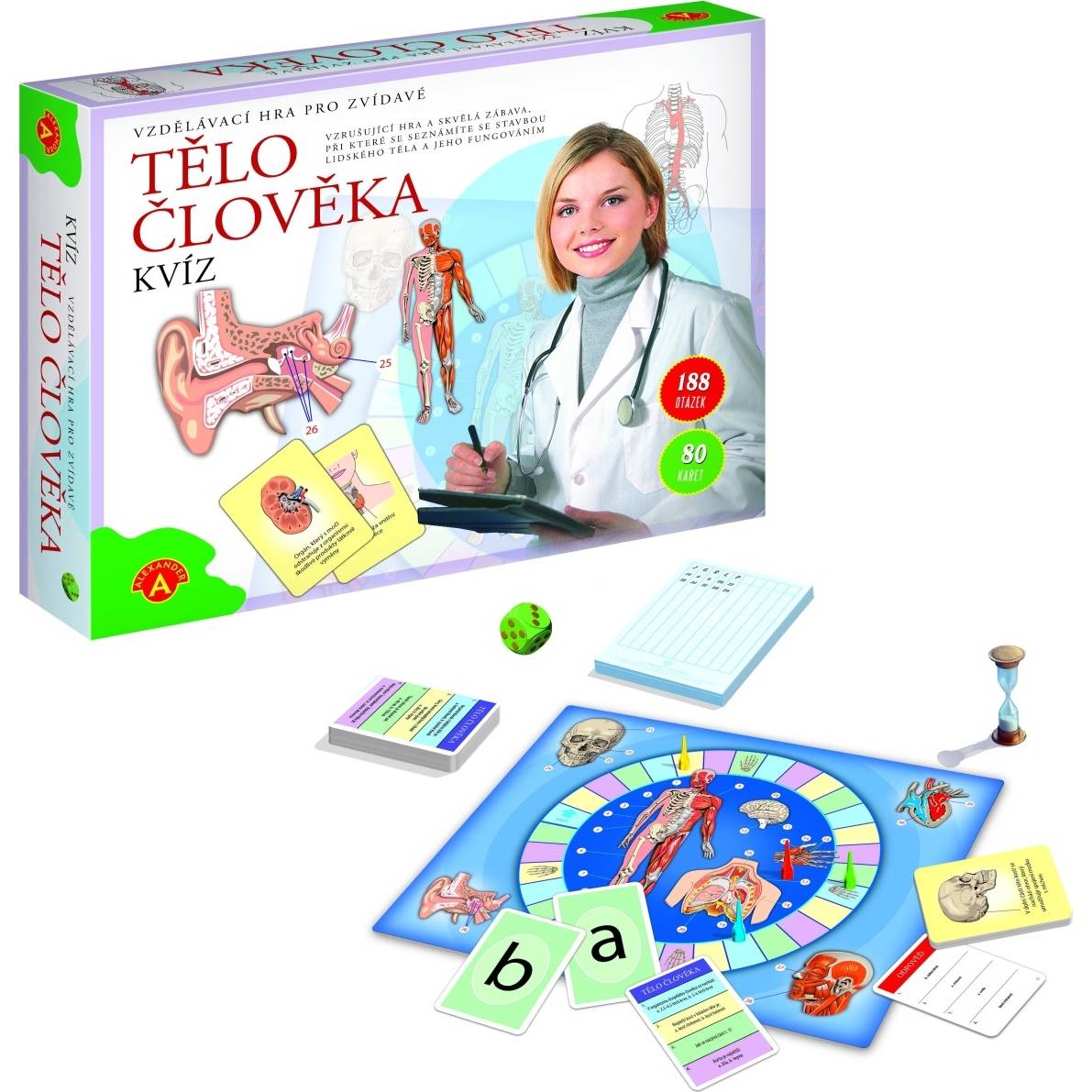 Fotografie Tělo člověka kvíz stolní hra
