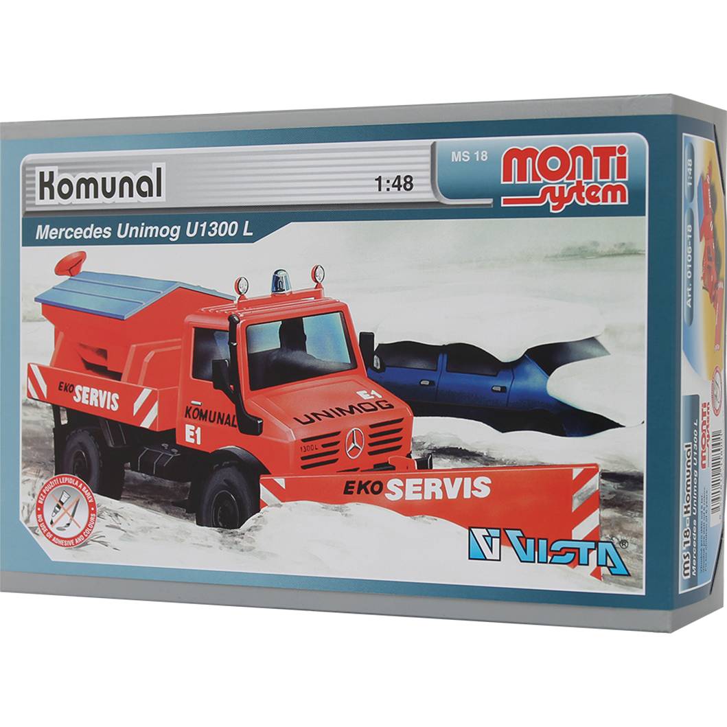 Fotografie Monti systém 18 - Mercedes Unimog Komunal