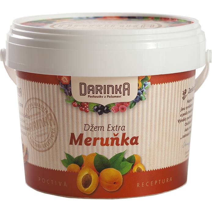 Fotografie Darinka džem s extra podílem ovoce Meruňka 1 kg