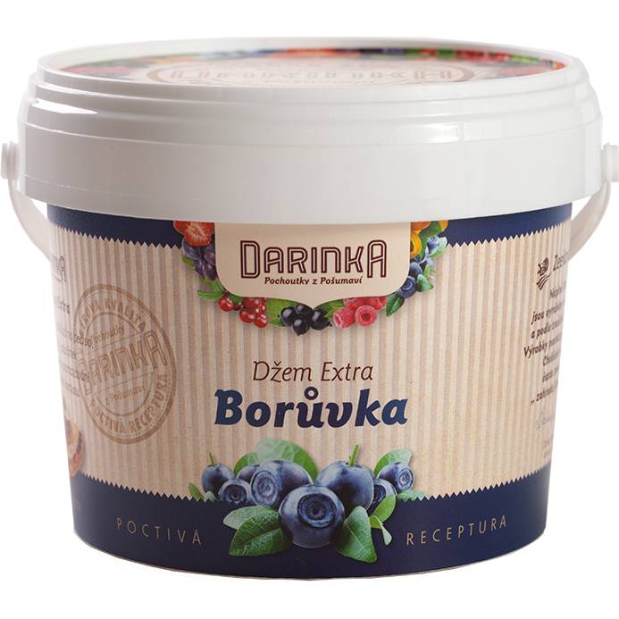 Darinka džem s extra podílem ovoce Borůvka 1 kg