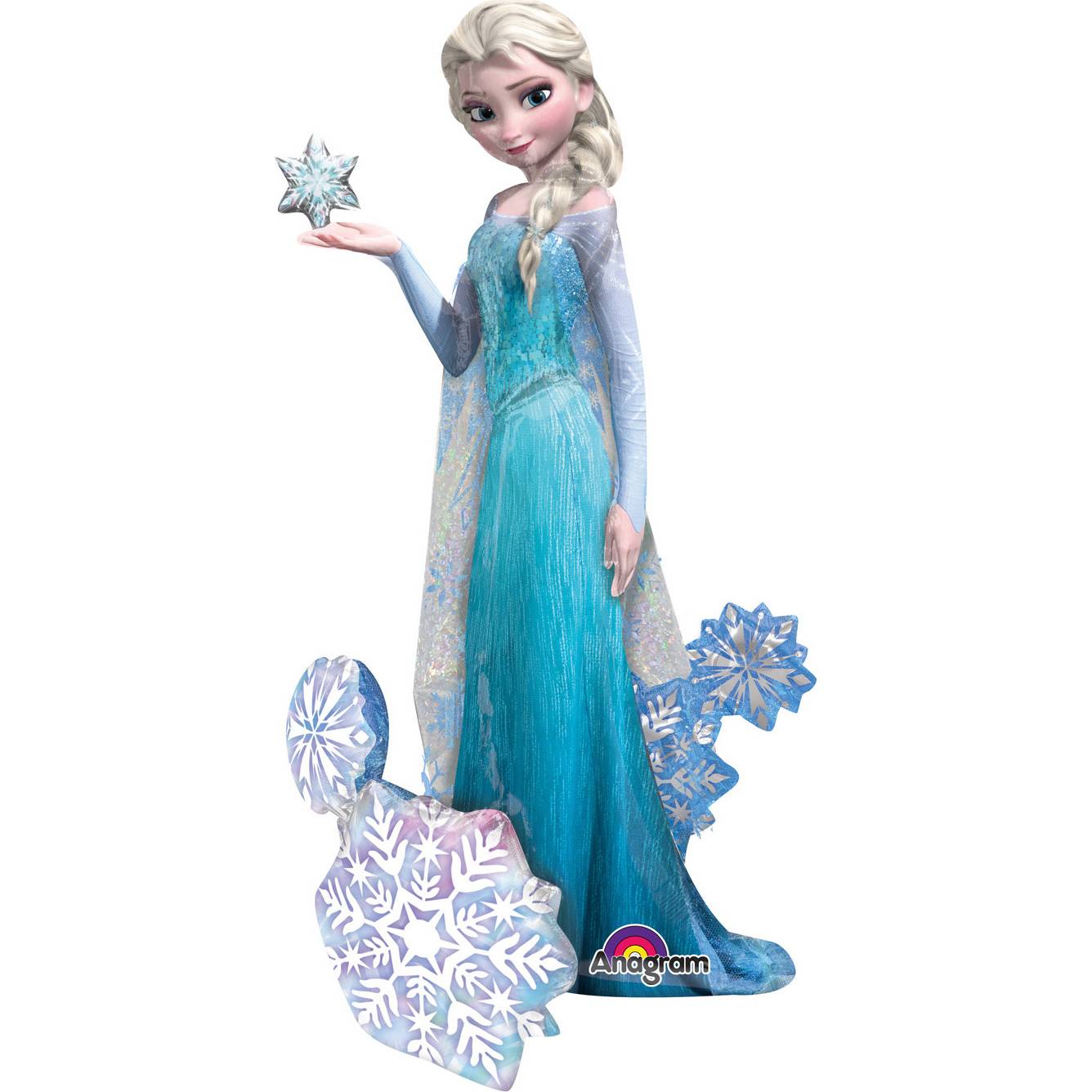 Obří fóliový balónek 144x88cm Frozen - Ledové království Elsa - Amscan