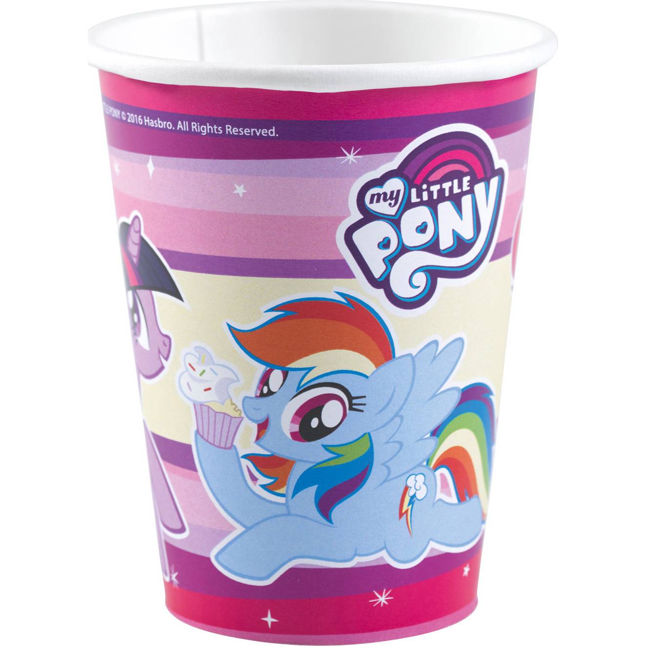 Papírové kelímky My Little Pony 8ks 250ml - Amscan