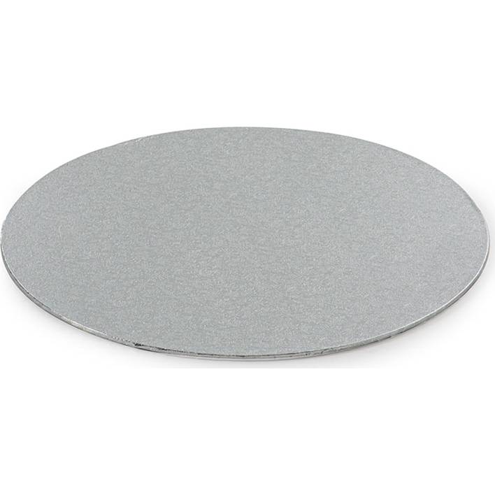 Fotografie Podložka pod dort stříbrná 25cm síla 3mm - Decora