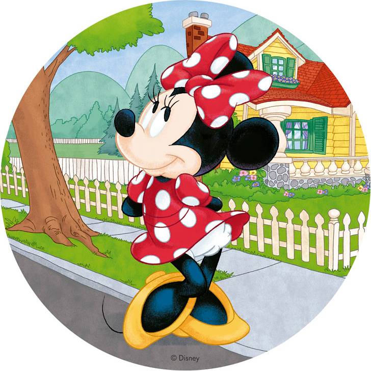 Jedlý papír roztomilá Minnie 20cm - Dekora