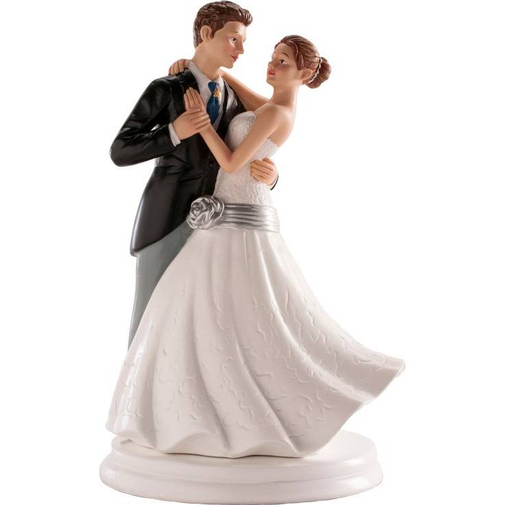 Fotografie Svatební figurka na dort 20cm první tanec - Dekora
