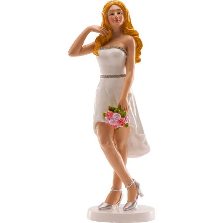 Svatební figurka na dort 16cm samostatná žena - Dekora