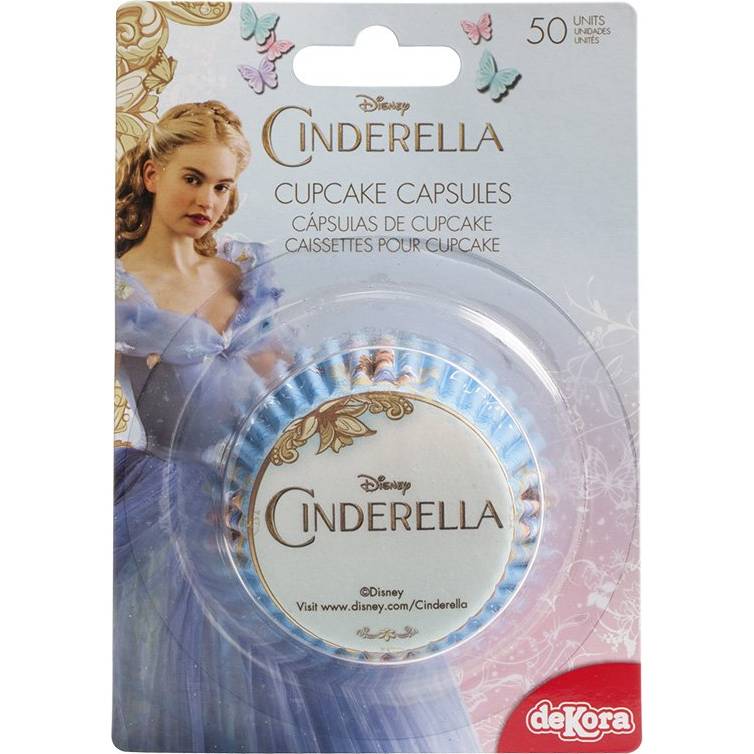 Fotografie Košíčky na muffiny 5cm x 3cm 50ks Popelka - Dekora