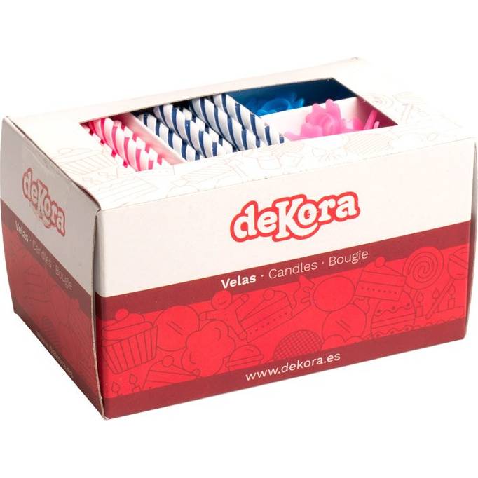 Fotografie Dortové svíčky se zápiechem 6cm 100ks - Dekora