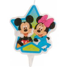 Fotografie Svíčka na dort Mickey a Minnie 7,5cm - Dekora