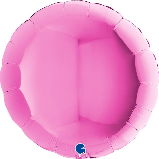 Fotografie Nafukovací balónek kulatý 91cm růžový - Grabo