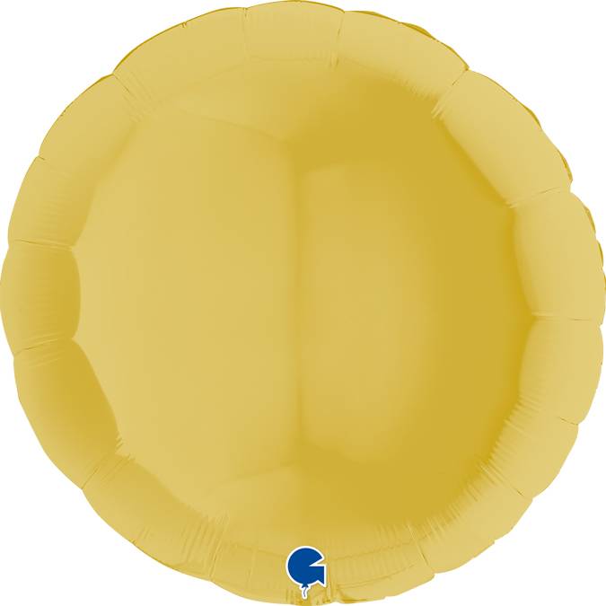 Fotografie Nafukovací balónek kulatý 91cm žlutý - Grabo
