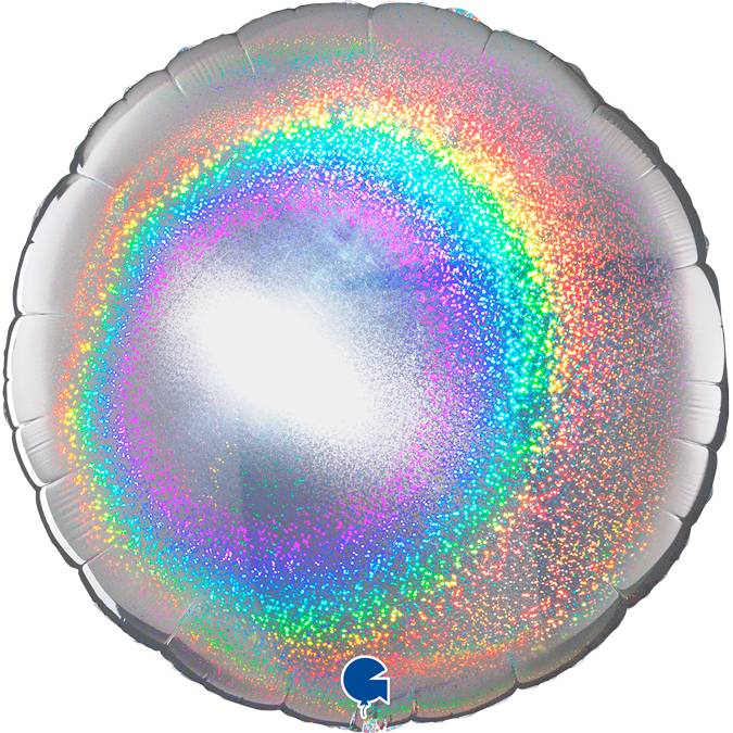Fotografie Nafukovací balónek kulatý 91cm hologram - Grabo