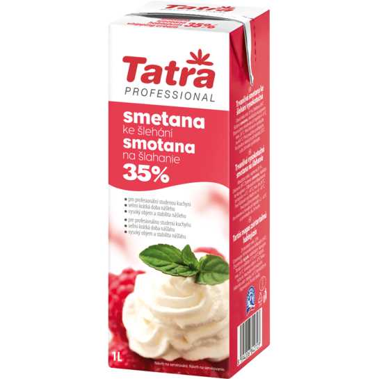 Fotografie Živočišná šlehačka Tatra 35% (1 l) 6555 dortis