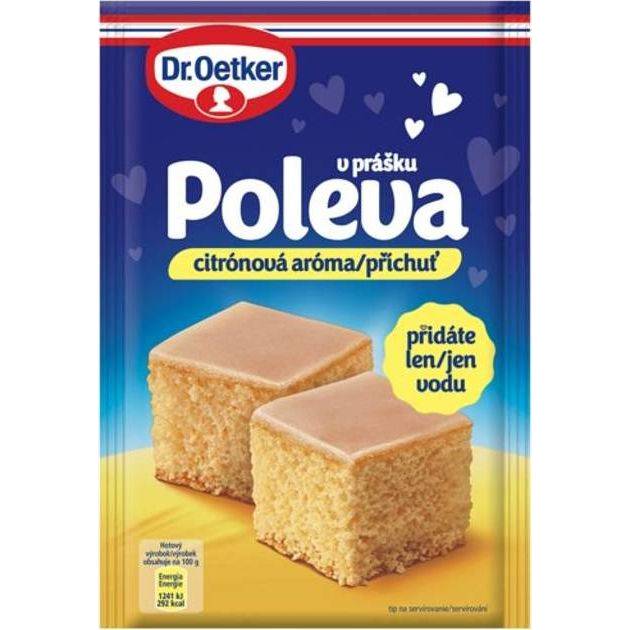 Fotografie Dr. Oetker Poleva v prášku citrónová příchuť (100 g)