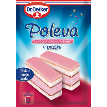 Fotografie Dr. Oetker Poleva v prášku punčová příchuť (100 g)