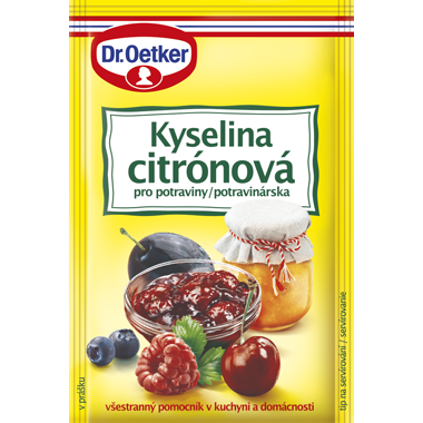 Fotografie Dr. Oetker Kyselina citrónová 20 g