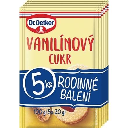 Dr. Oetker Vanilínový cukr 5x20 g (100 g)