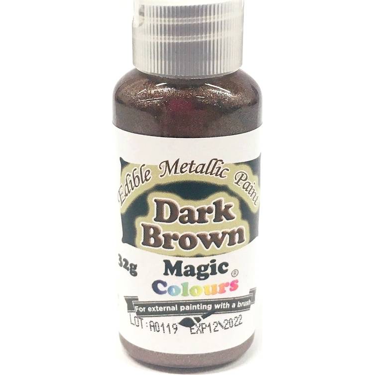 Tekutá metalická barva Magic Colours (32 g) Dark Brown