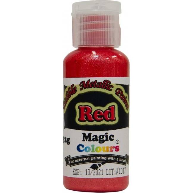 Tekutá metalická barva Magic Colours (32 g) Red