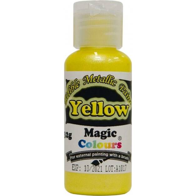 Tekutá metalická barva Magic Colours (32 g) Yellow