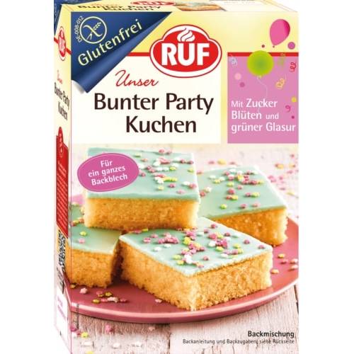 Fotografie Směs na bezlepkový dort barevná párty - RUF