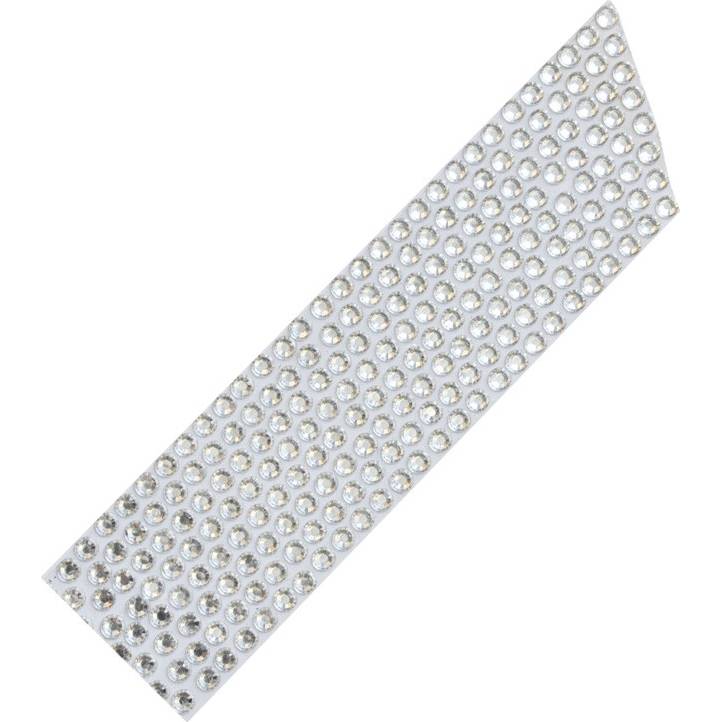 Diamantový ozdobný pás stříbrný 1m - Dekora