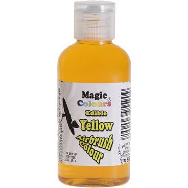 Fotografie Airbrush barva Magic Colours (55 ml) Yellow ABYEL dortis