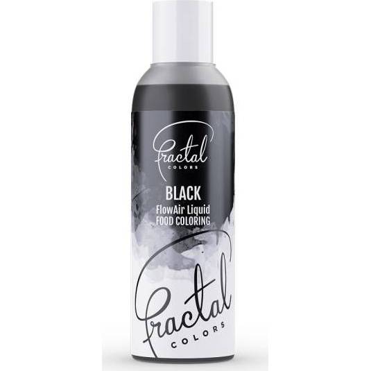 Airbrush barva tekutá Fractal - Black (100 ml)