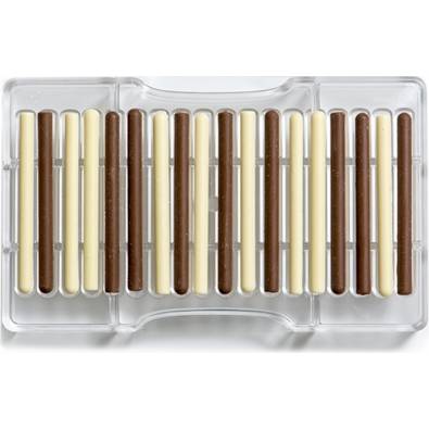 Fotografie Forma na čokoládu tyčinky 20x12x2,2cm - Decora