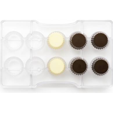 Fotografie Forma na čokoládu mini cupcake 20x12x2,2cm - Decora