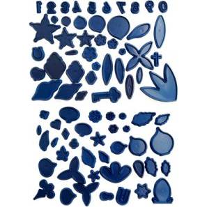 Fotografie Sada na vykrajování květin – 79ks - PME